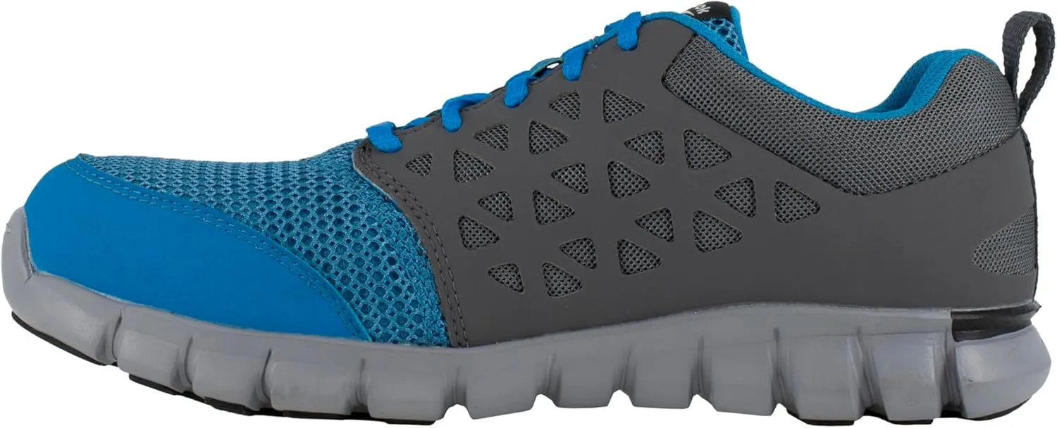 Men's Rb4040 Sublite Cushion Work Athletic Alloy Toe Shoe Blue and Grey Safety
