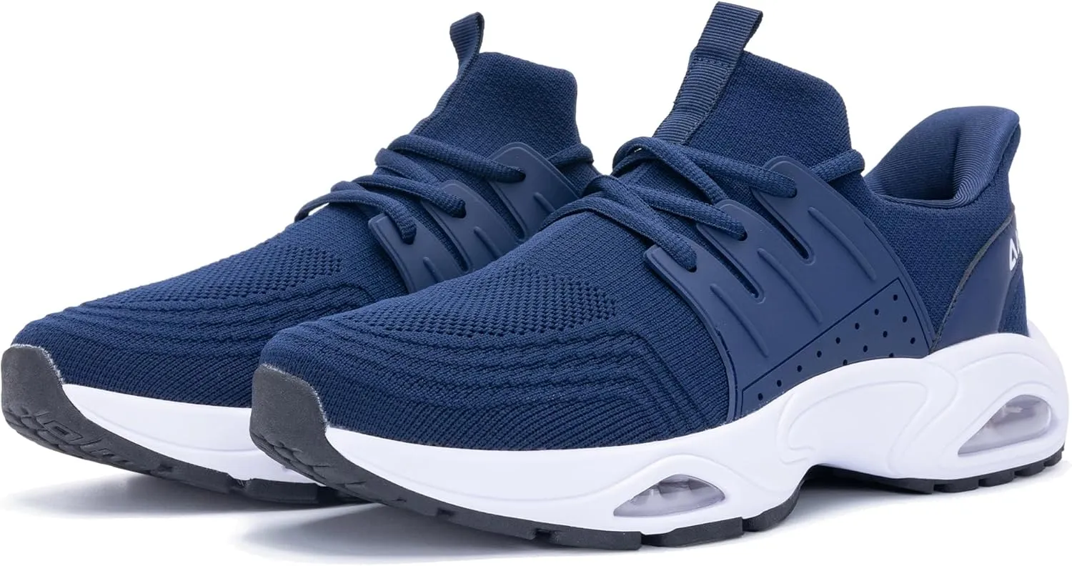 Mens Running Shoes Tennis Walking Sneaker Air Cushion Slip on Shoes for Gym Jogging Fitness Size 8-13