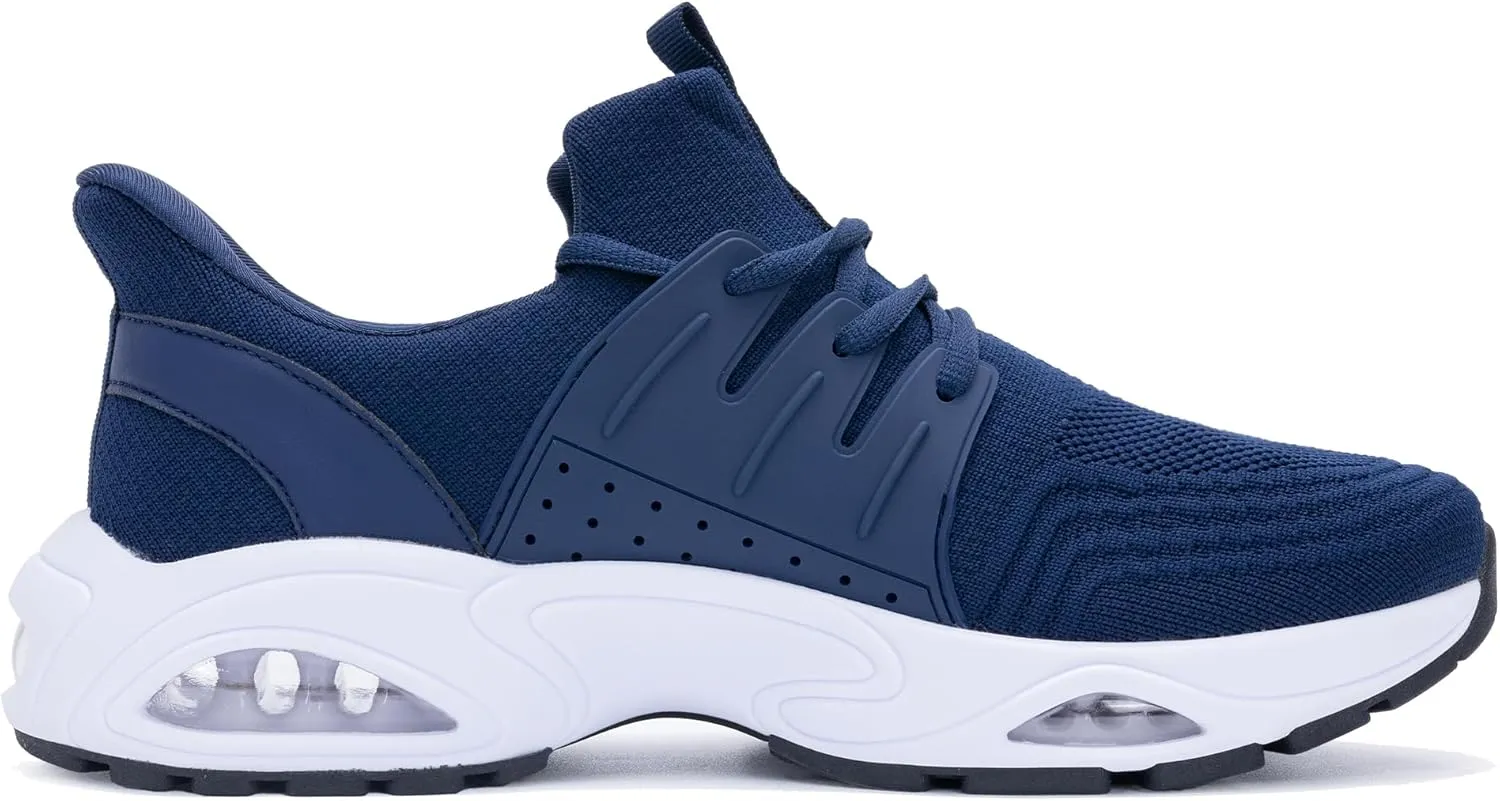 Mens Running Shoes Tennis Walking Sneaker Air Cushion Slip on Shoes for Gym Jogging Fitness Size 8-13
