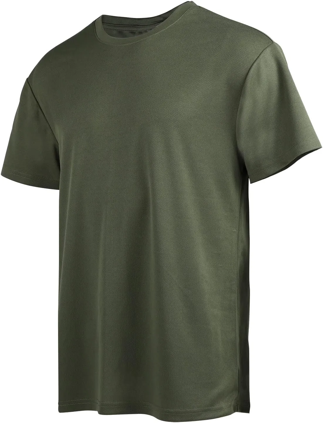 Mens Short Sleeve T-Shirts Casual Crew Neck Tee Shirt Summer Soft Running Swimming Cycling Fishing Tops