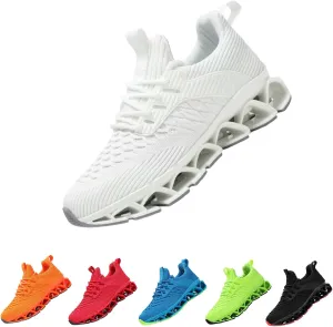 Mens Slip-ins Running Shoes Blade Tennis Walking Sneakers Comfortable Fashion Non Slip Work Sport Shoes Gym Trainers