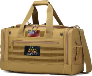 Men's Sneaker Bag for Travel 45L Sports Gym Duffle Bag with 2 adjustable Dividers & Shoulder Strap