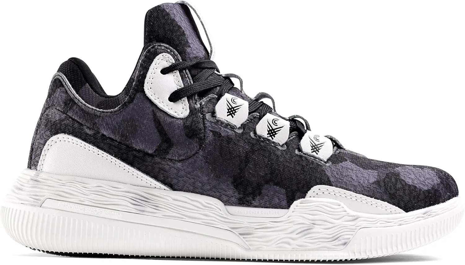 Mens Sniper Basketball Shoes - Flexible Full Grain Leather and Air Mesh Low Top Basketball Shoes for Men