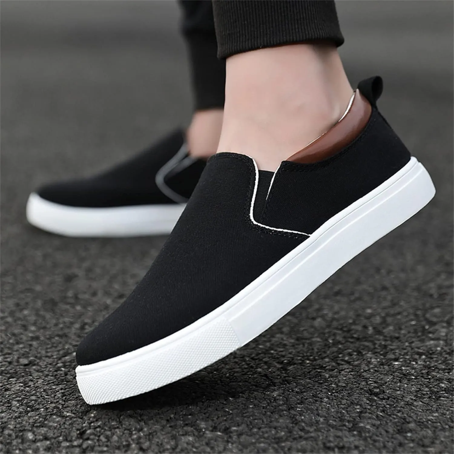 Men's Stretch Memory Foam Shoes Breathable and Light Outdoor Comfy Walking Shoe Business Casual Versatile Shoes