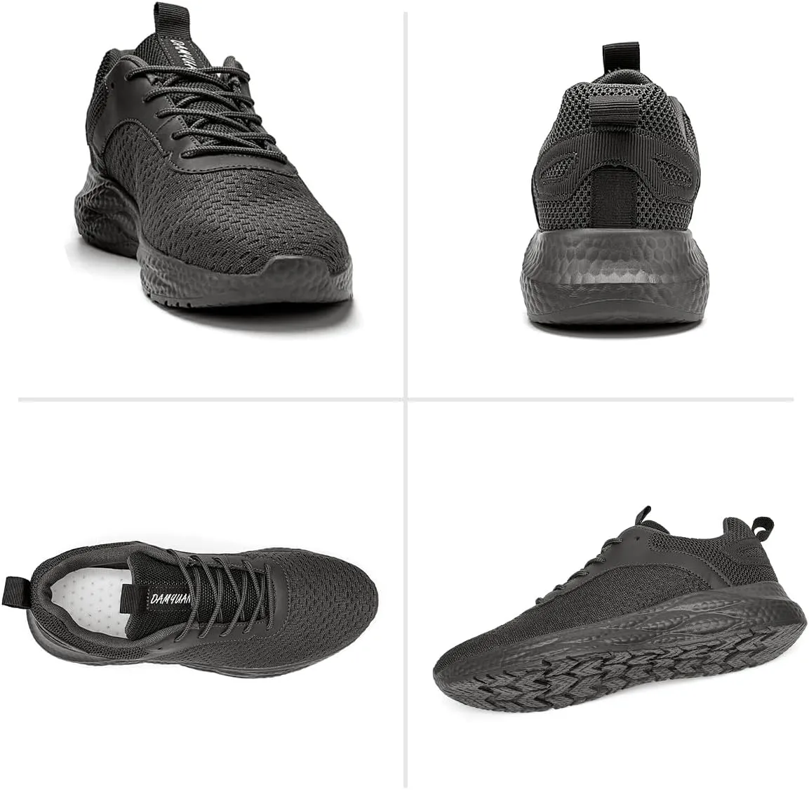 Mens Walking Shoes Running Trainers Sneakes Athletic Gym Fitness Sport Shoes Non Slip Breathable Mesh Comfortable Workout Fashion Slip On