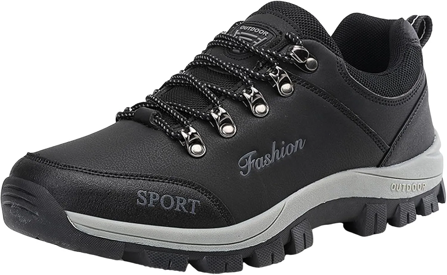 Men's Walking Sneakers Men Casual Shoes Fashionable New Pattern Simple and Rainproof Thick Sole Comfortable Lace Up Sports Hiking Shoes Athletic Sneaker Running Shoes