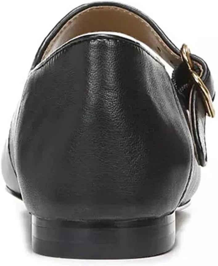 Milooey shoes Women Classic Square Toe Mary Jane Flats Comfy Ankle Strap Ballet Flats Buckled Lady Girls Dress Daily Office Shoes Size 4-16 Us