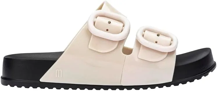mini melissa Cozy Jelly Slides for Kids - Slip-on Jelly Shoes, Slip On Sandals for Girls, Open Toe Summer Shoes, Adjustable
