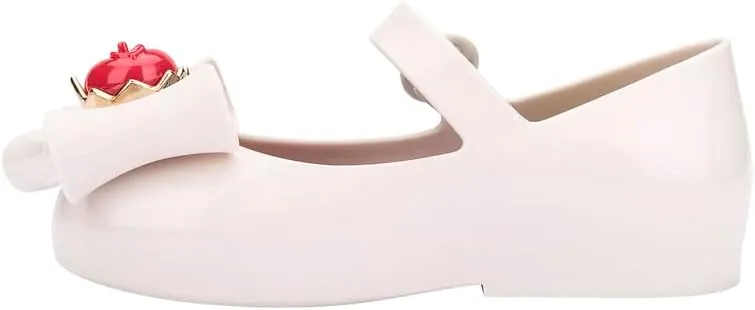 mini melissa Girl's Sweet Love   Disney Princess Mary Jane Jelly Flat for Toddlers & Babies - Jelly Shoes for Little Girls with Adjustable Strap & Side Buckle