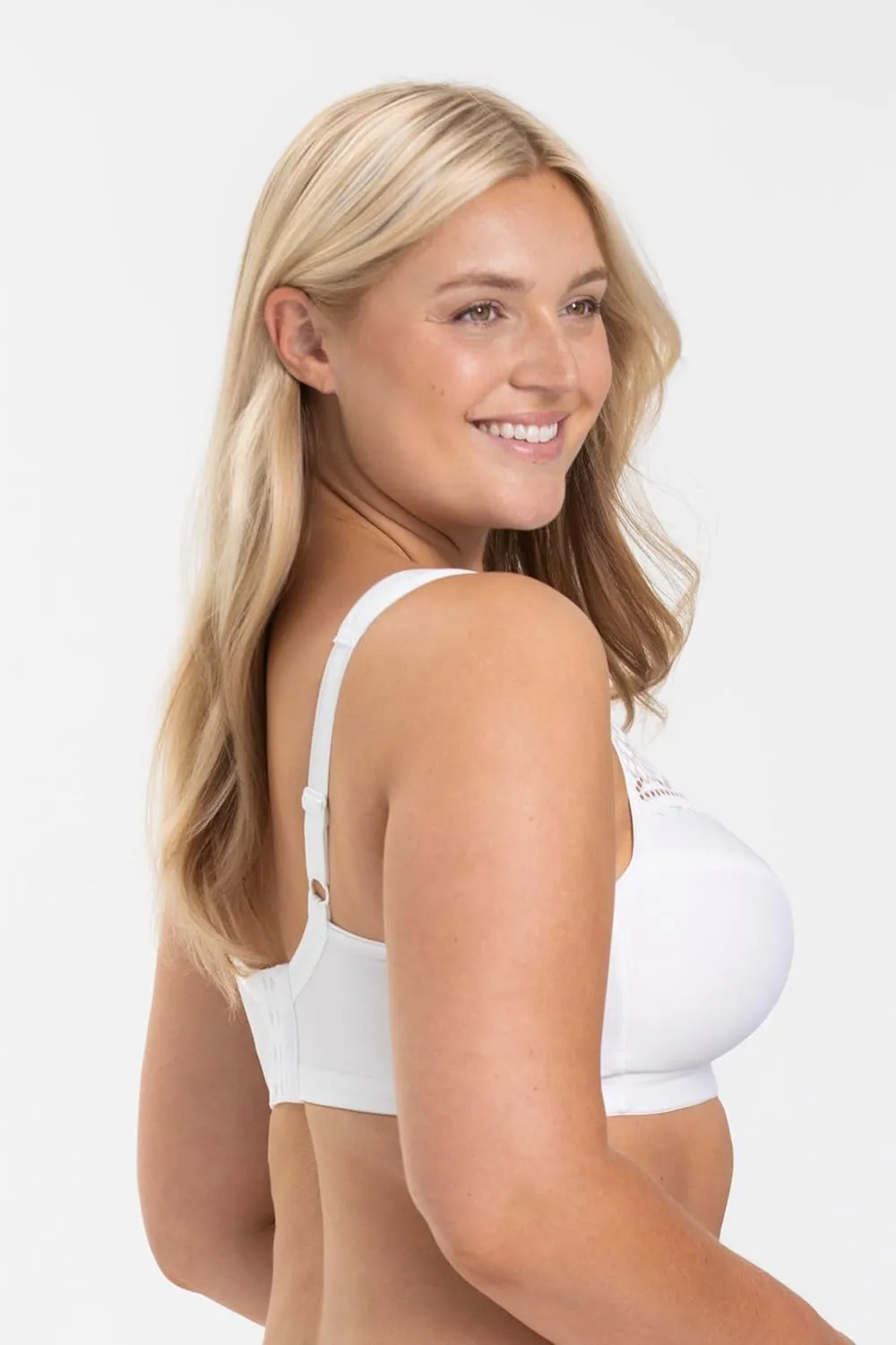 Miss Mary of Sweden Breeze Non-Wired Bra – Soft Lace, Lightweight, Full Coverage