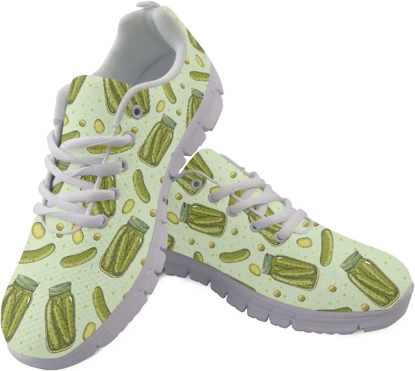 Modysero Funny Tennis Shoes for Women Outdoor Dating Daily Walking Sneaker Anti Slip Lace Up Sneakers for Ladies Footwear