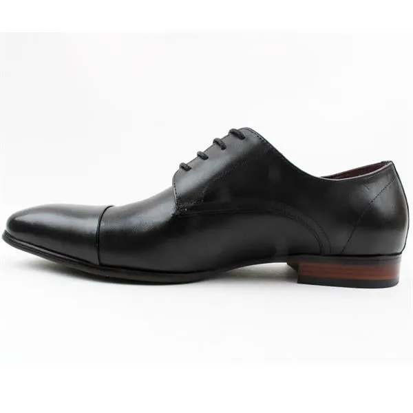 Morgan & Co. Black Toe Cap Shoe -MGN1102