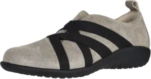 NAOT Footwear Women's APER Slip On Shoe Speckled Beige Leather 7 M US
