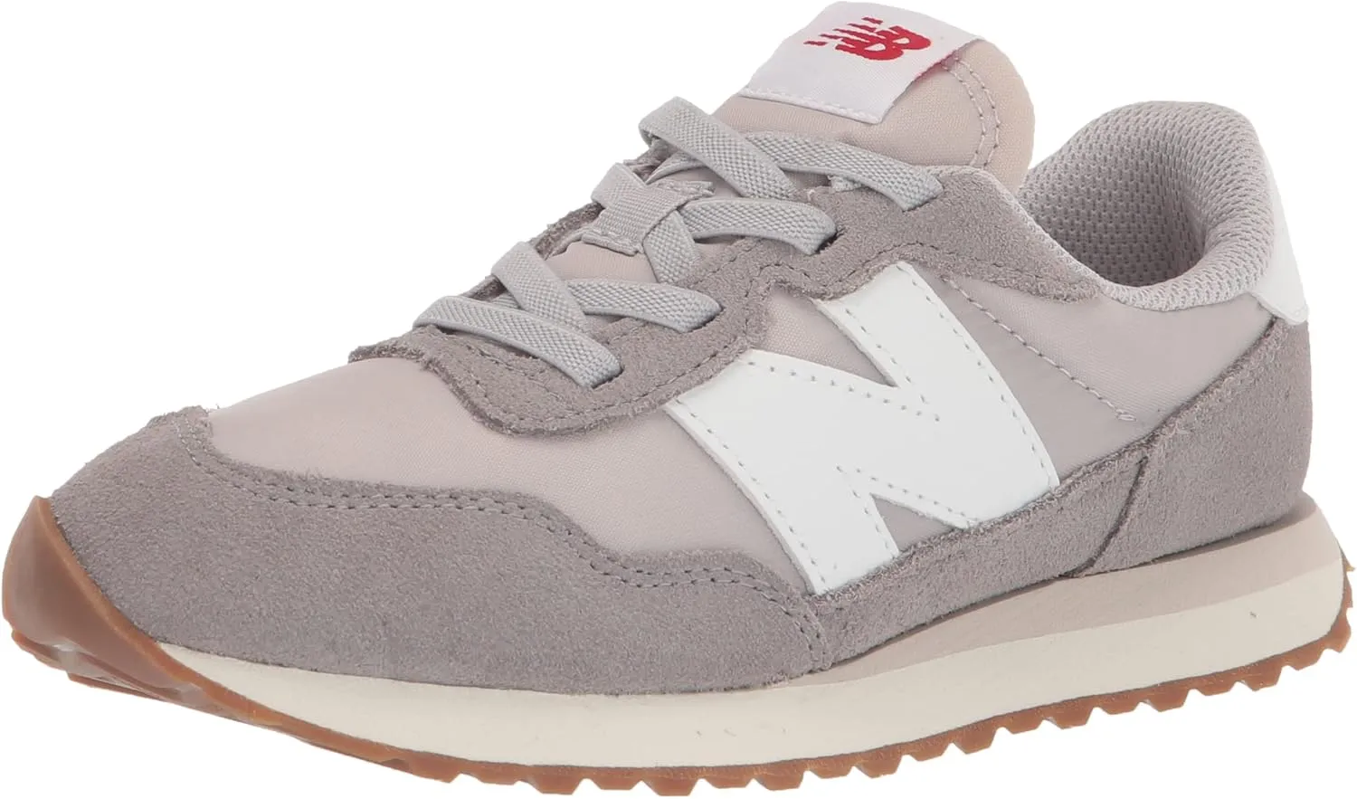 New Balance Kids 237 Bungee Sneaker, MARBLEHEAD/MOONBEAM, 12 M Little Kid (4-8 Years)