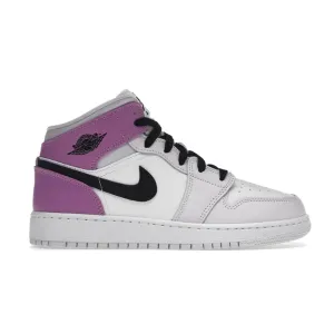 Nike Air Jordan 1 Mid Barely Grape (Youth)