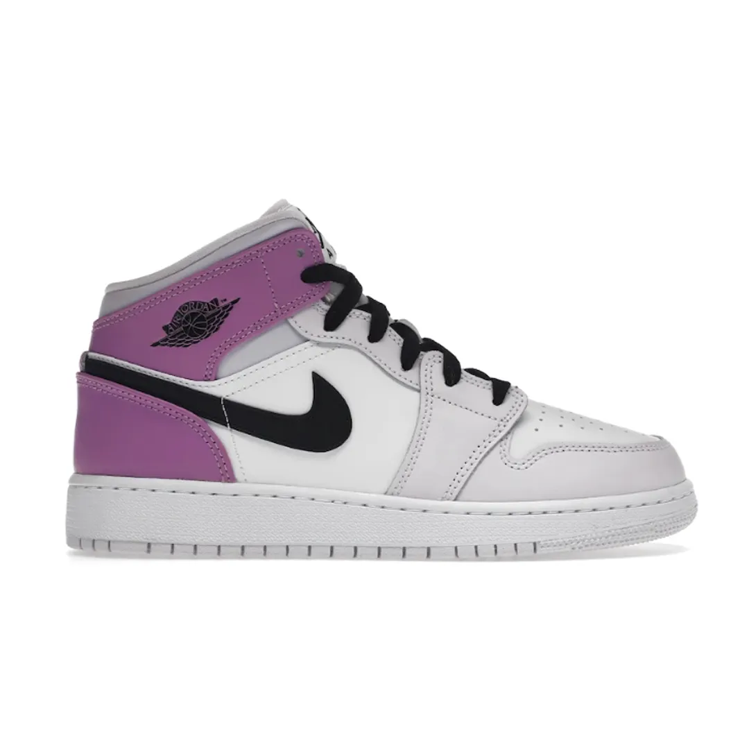 Nike Air Jordan 1 Mid Barely Grape (Youth)