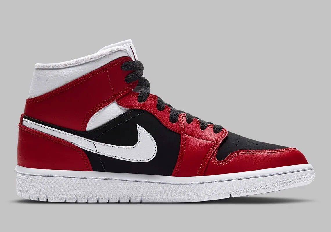 NIKE AIR JORDAN 1 MID 'GYM RED BLACK'