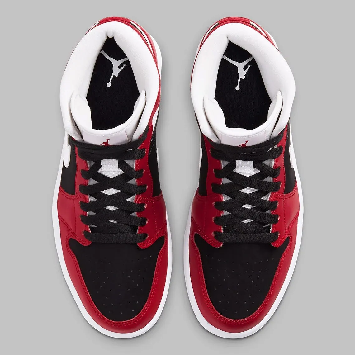 NIKE AIR JORDAN 1 MID 'GYM RED BLACK'