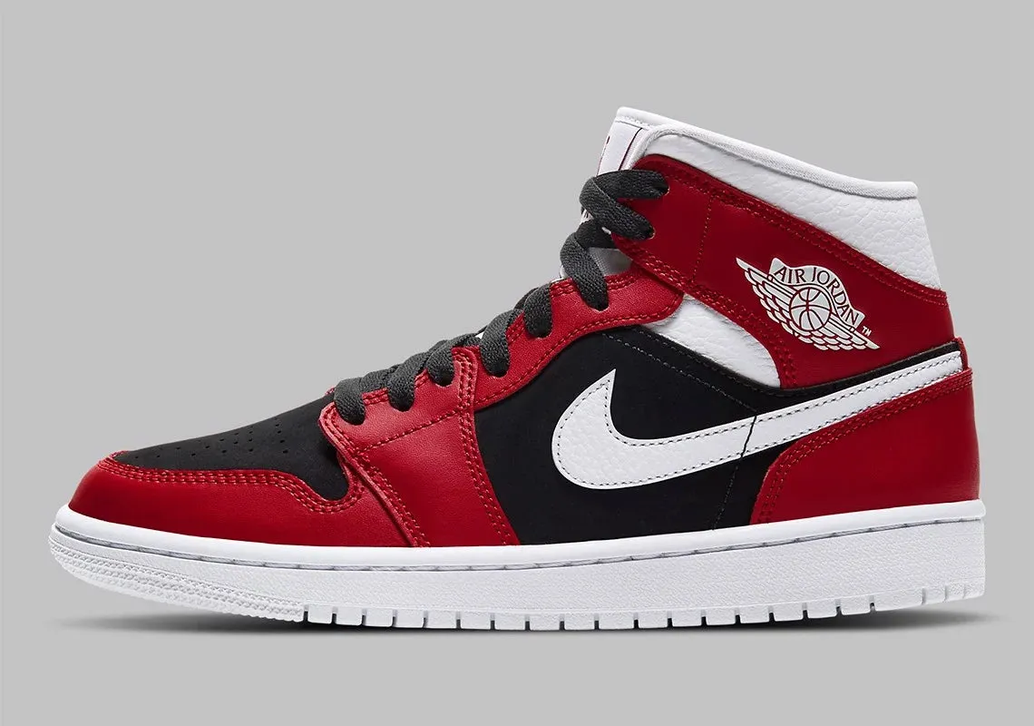 NIKE AIR JORDAN 1 MID 'GYM RED BLACK'