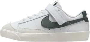 Nike Blazer Low '77 Little Kids' Shoes (DA4075-124, White/Sail/Vintage Green) Size 12