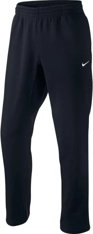 Nike Club Swoosh Men's Fleece Sweatpants Pants Classic Fit, X-Large - Black/White