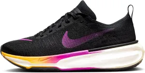 Nike Invincible 3 Women's Road Running Shoes (DR2660-006, Black/Laser Orange/Coconut Milk/Hyper Violet) Size 9.5