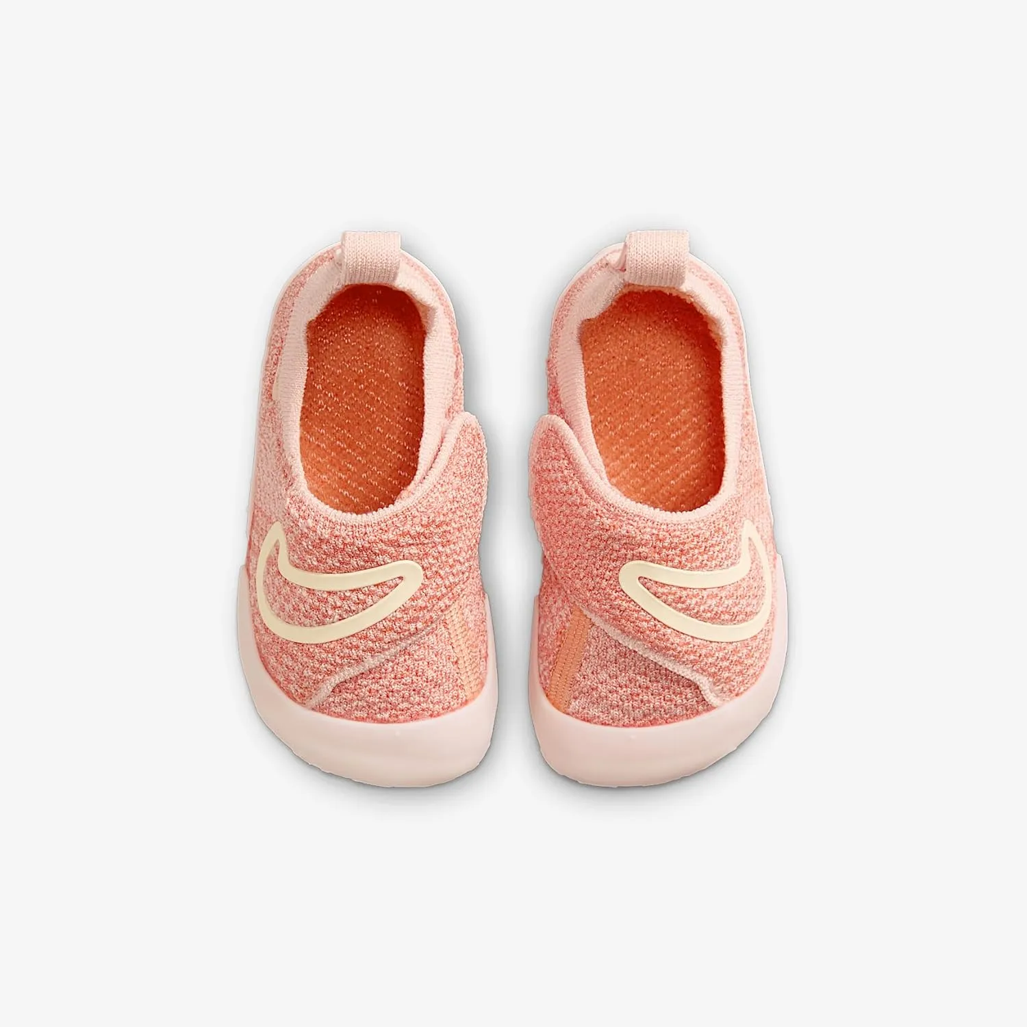 Nike Swoosh 1 Baby/Toddler Shoes (FB3244-602, Washed Coral/Apricot Agate/Muslin)