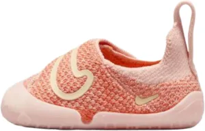 Nike Swoosh 1 Baby/Toddler Shoes (FB3244-602, Washed Coral/Apricot Agate/Muslin)