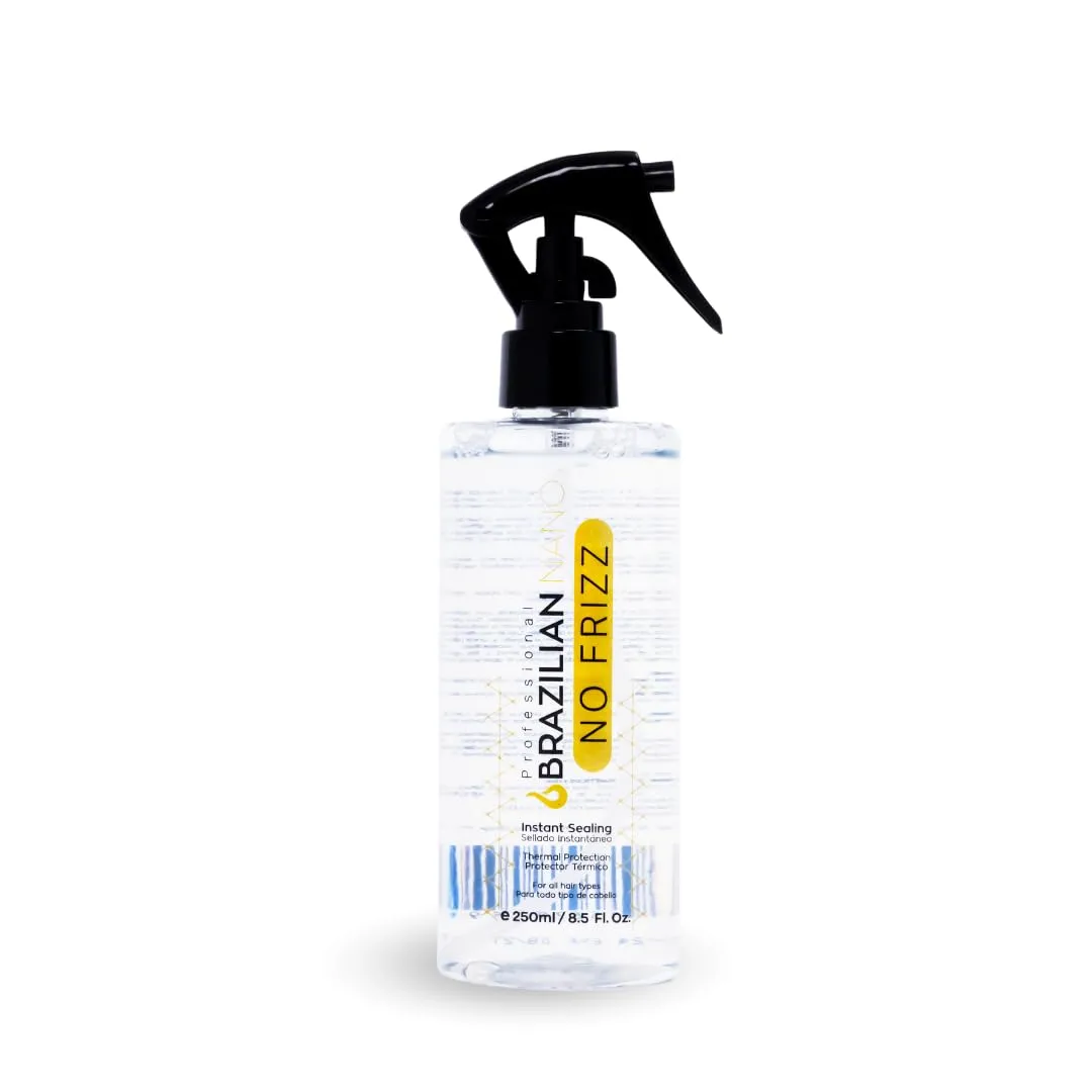 No Frizz Heat Protection Spray, Anti-Frizz Heat Protectant For Hair Against Flat Iron and Blow Dryer, Thermal Hair Protection from Heat Styling, 8.5 Fl Oz