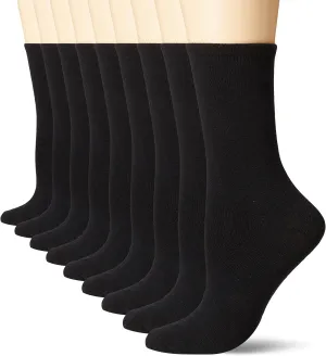 No nonsense womens Flat Knit Crew Sock