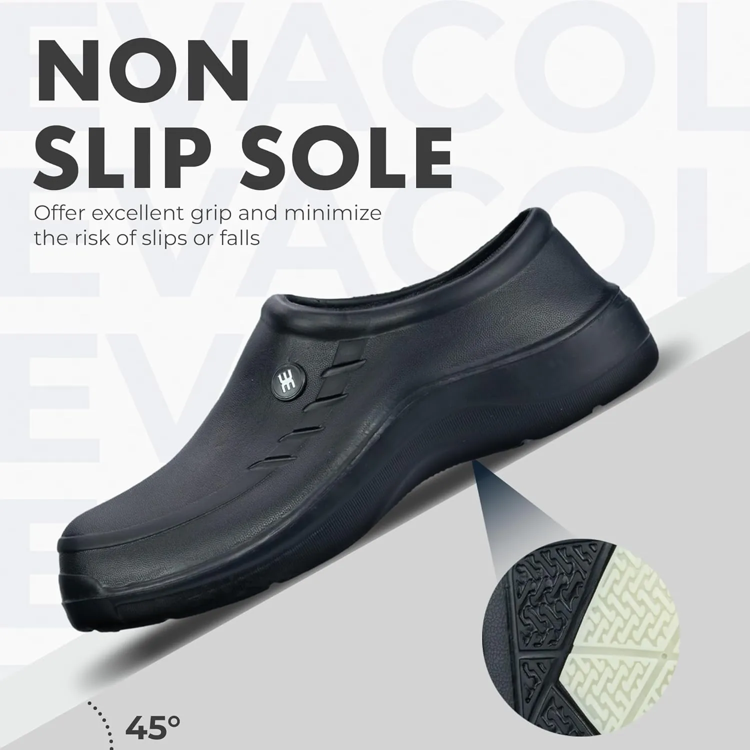 Non Slip Shoes for Women - Slip On Clogs, Comfortable Work Shoes
