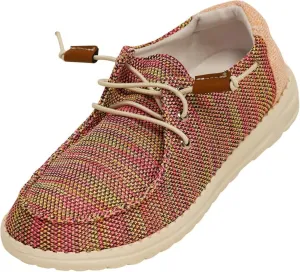 NORTY Unisex Kids Casual Boat Shoes - Slip-On Lace-Up Loafers for Boys and Girls - Lightweight Design
