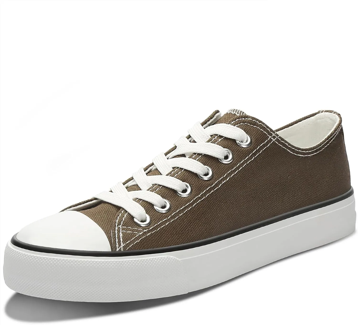 Obtaom Unisex Canvas Shoes Low Top Fashion Sneakers Slip on Walking Shoe