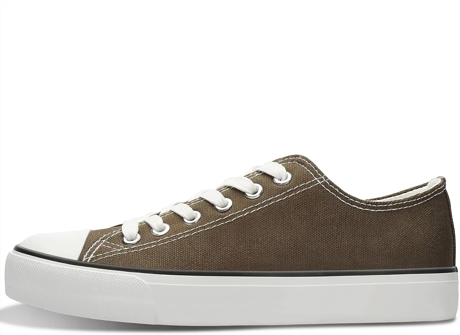 Obtaom Unisex Canvas Shoes Low Top Fashion Sneakers Slip on Walking Shoe