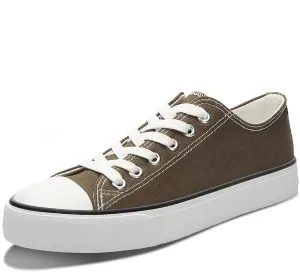 Obtaom Unisex Canvas Shoes Low Top Fashion Sneakers Slip on Walking Shoe