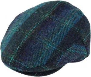 of Scotland Limited 100% Wool Harris Tweed Flat CapAssorted Sizes Mens Head Accessories