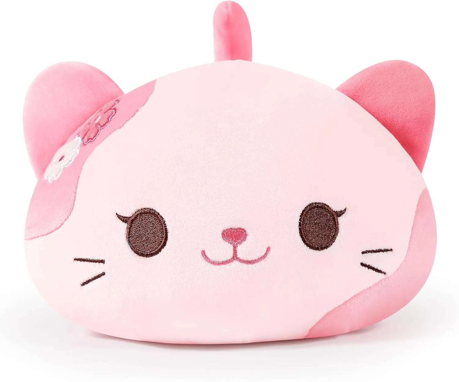 Onsoyours Original Sakura Cat Plush Cute 13 inch Kitten Stuffed Animal Soft Pillow Pink Kawaii Kitty Plush Toy Gift for Kids & Adults (Sakura Cat, 13")
