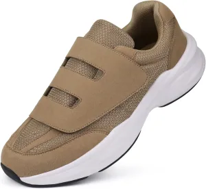 Ortho rest Men Diabetic Walking Shoes Swollen Feet Shoe with Adjustable Closure