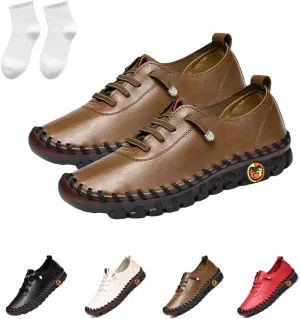 Ortho Stride Plus Shoes for Women, Ultra Soft Orthopedic Shoes, Breathable Round Head Soft Bottom Non-Slip Flat Shoes