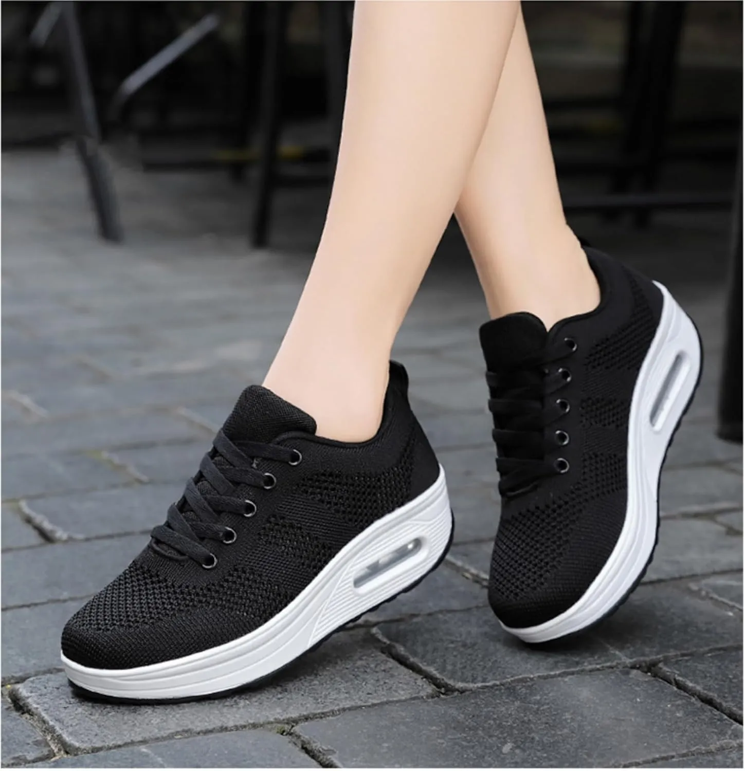 Orthopedic Shoes for Women, Womens Slip on Non Slip Work Shoes Comfortable Air Cushion Sneakers with Arch Support