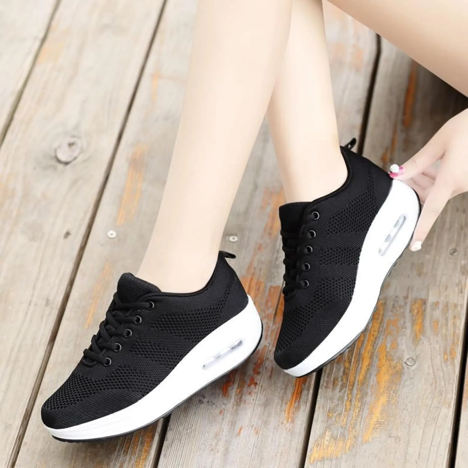 Orthopedic Shoes for Women, Womens Slip on Non Slip Work Shoes Comfortable Air Cushion Sneakers with Arch Support