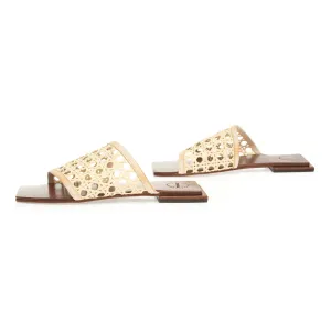 Palhoca Square Flat Brown