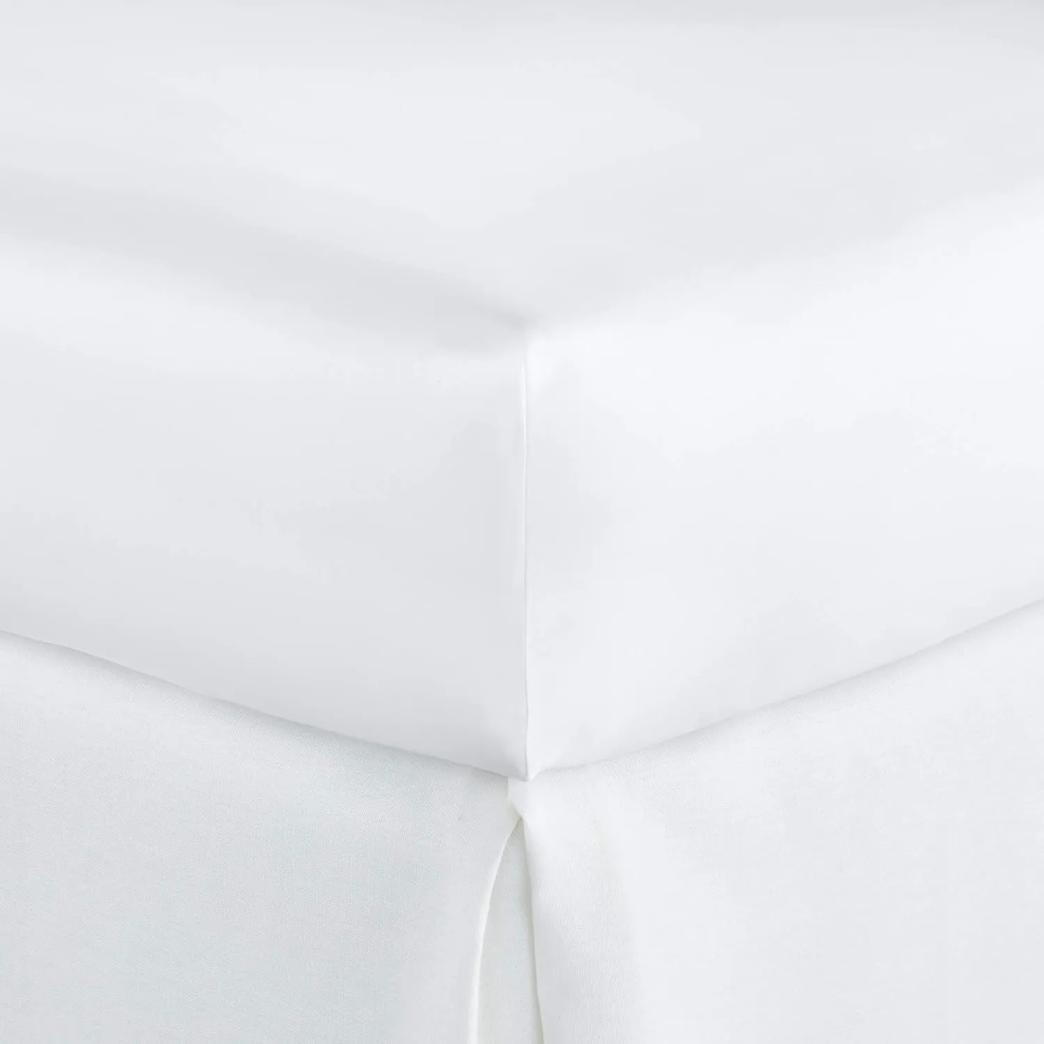 Peacock Alley Boutique Embroidered Percale Sheet Sets - 100% Long Staple Cotton, 200 Thread-Count, Crisp & Cool Sheets Imported from Portugal - Queen (White)