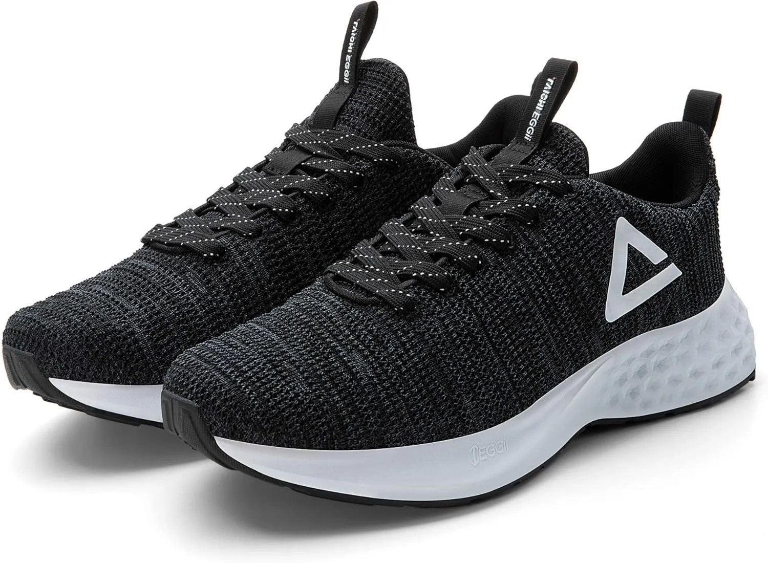 PEAK Taichi Mens Comfortable Lightweight Running Shoes - Taichi EGGII Cushioning Breathable Walking Sneakers for Casual Workout, Training, Fitness, Gym, Jogging