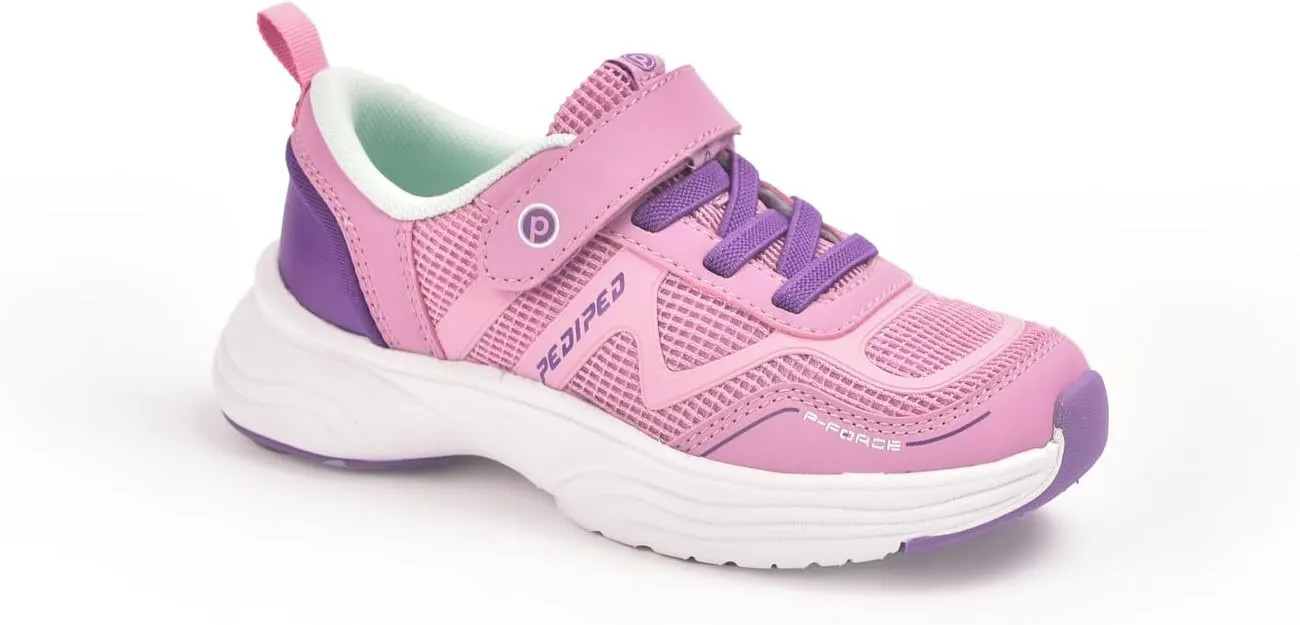 pediped Flex Judy First Walker Shoe, Purple, 12 US Unisex Little Kid
