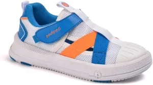 pediped Flex Mercury First Walker Shoe, White, 2 US Unisex Little Kid