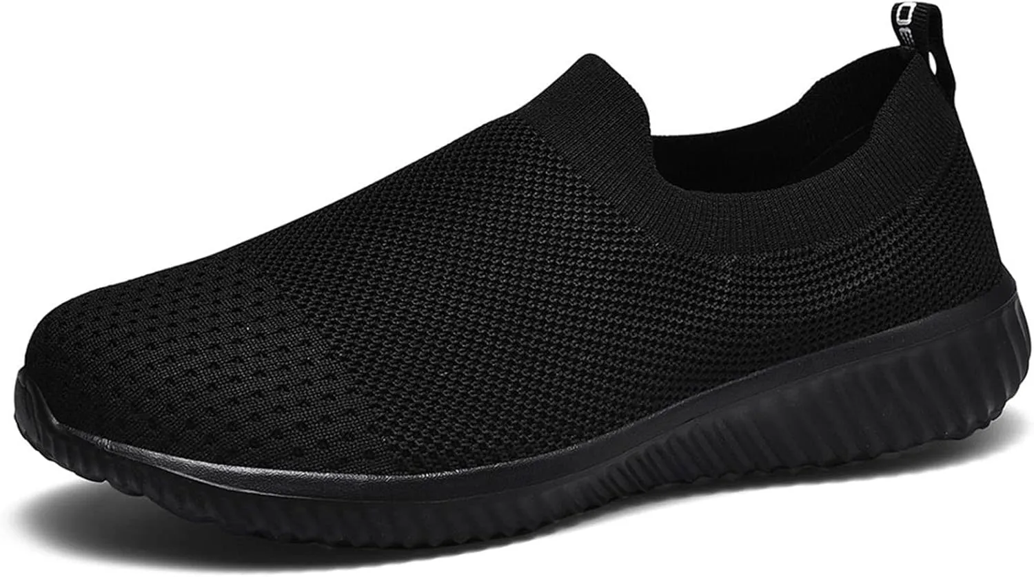 poemlady Walking Shoes Women Slip On Sneakers Knit Lightweight Comfortable Breathable Nurse Shoes for Work Travel
