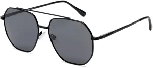 Polarized Aviator Sunglasses for Men Women Trendy 2025, Retro Hexagonal Sun Glasses UV Protection Shades VF2207