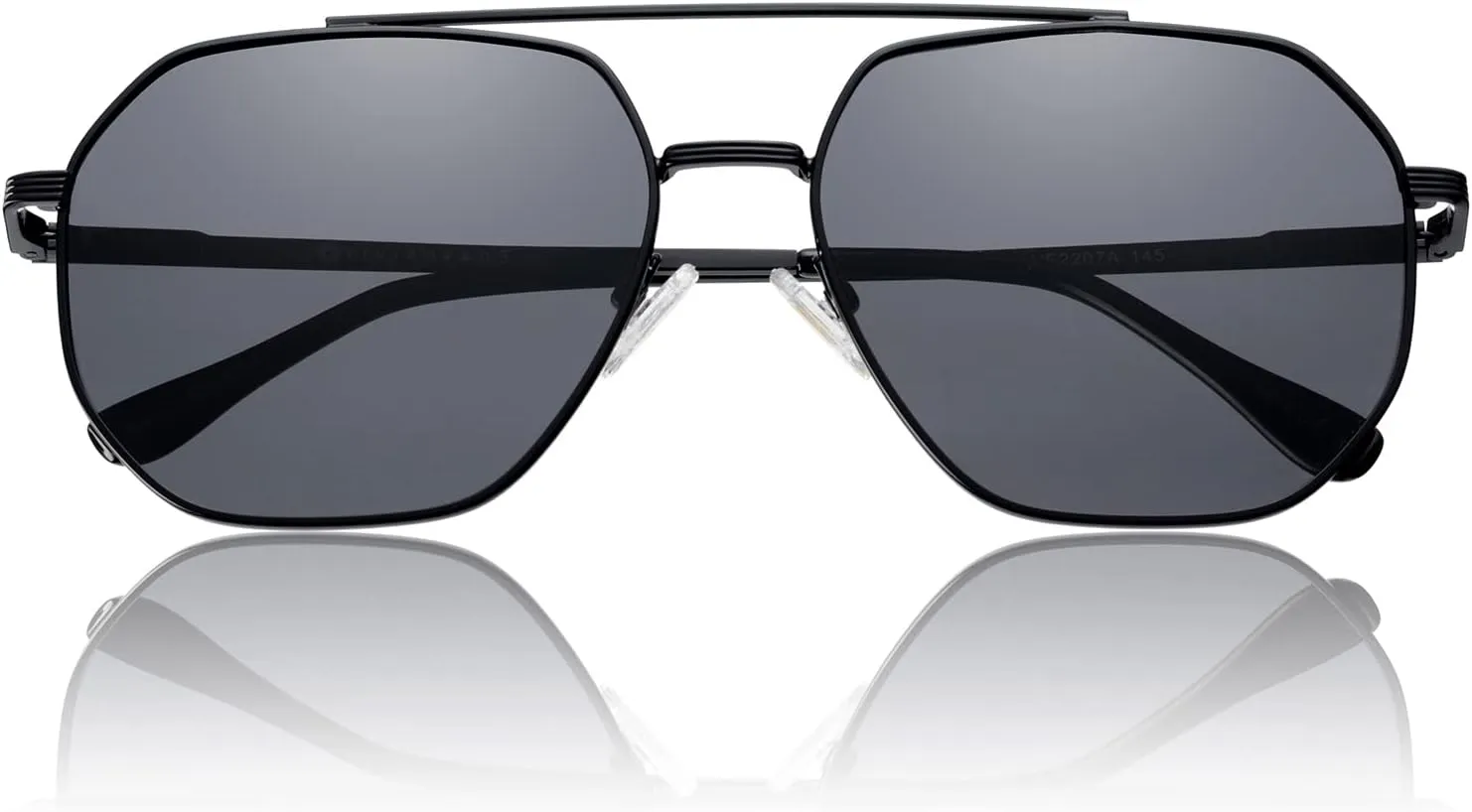 Polarized Aviator Sunglasses for Men Women Trendy 2025, Retro Hexagonal Sun Glasses UV Protection Shades VF2207