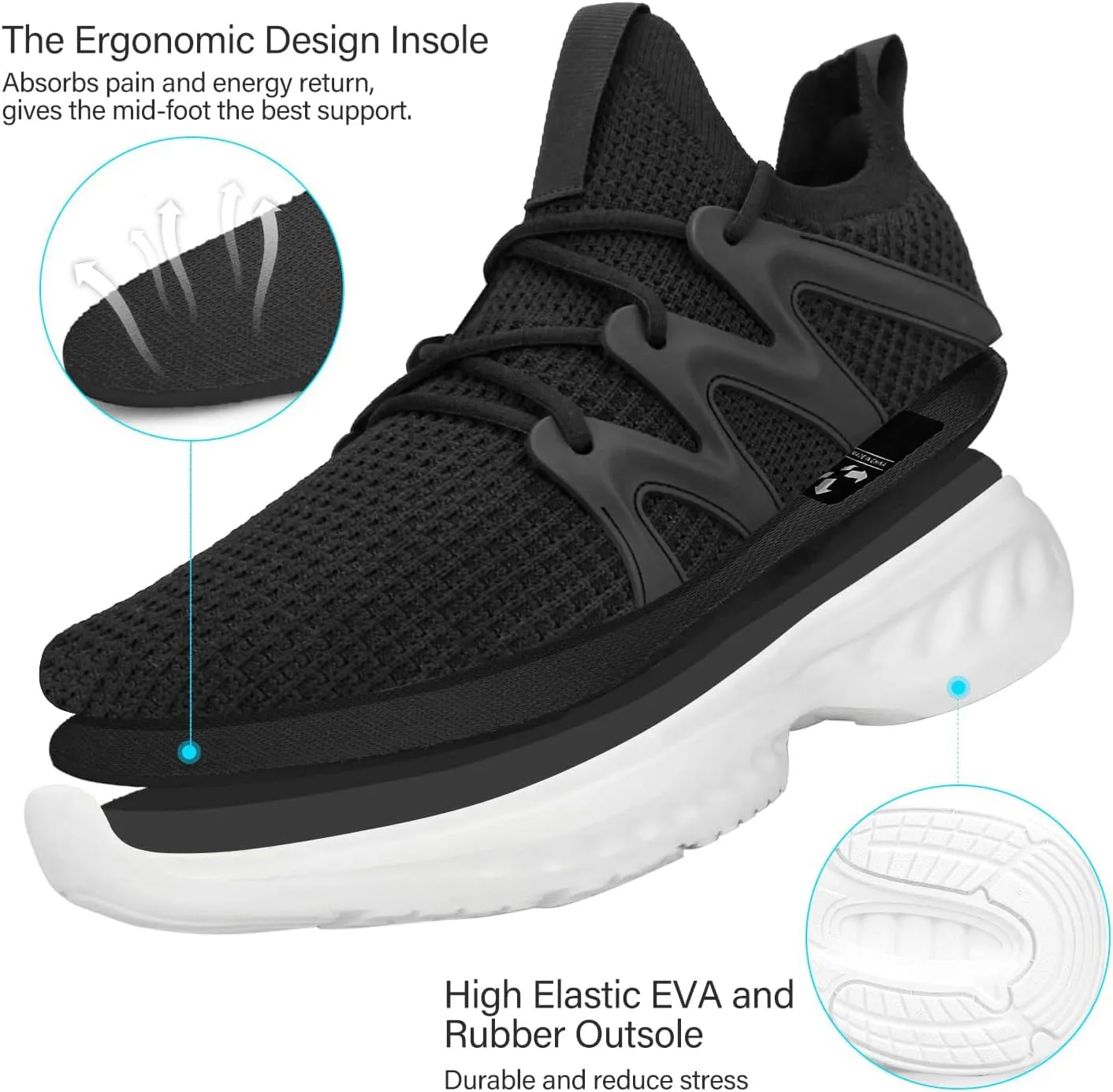 Pujcs Women Shoes Lightweight Tennis Shoes Non Slip Gym Workout Shoes Breathable Mesh Walking Womens Sneakers